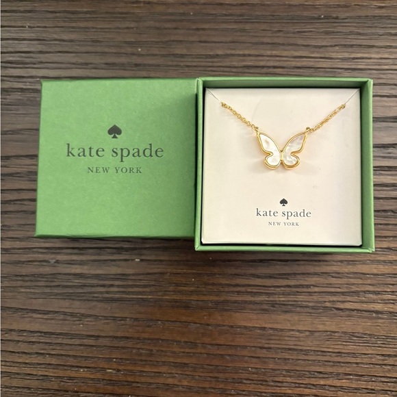 kate spade Jewelry - NEW Kate Spade gold butterfly necklace
